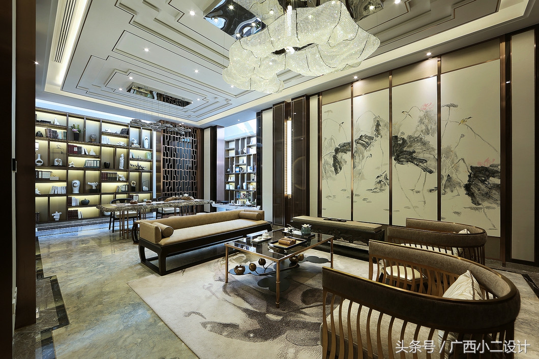 2023平方室内装修效果图,298平米四室两厅装修效果图