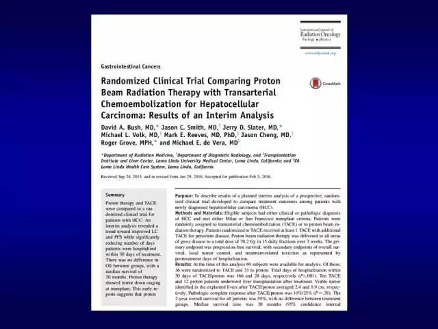 美国洛马林达质子治疗中心GaryYang：消化道肿瘤的质子放疗治疗