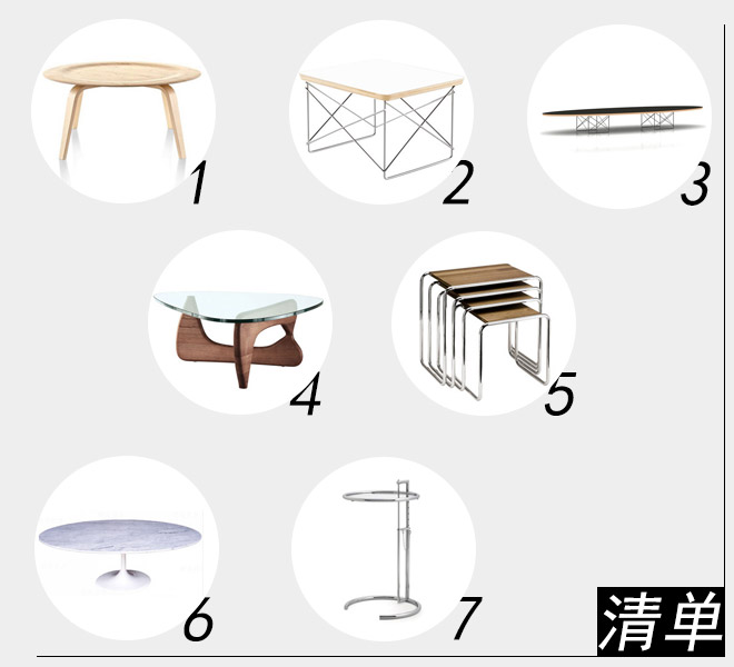 最时尚的几款简约茶几,颜值超高又实用的茶几终于找到了
