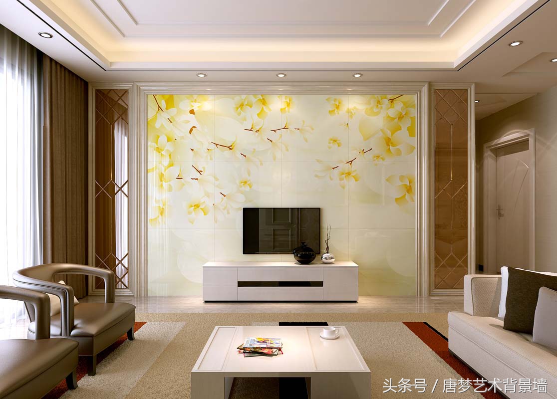 现代艺术感背景墙,现代轻奢艺术背景墙