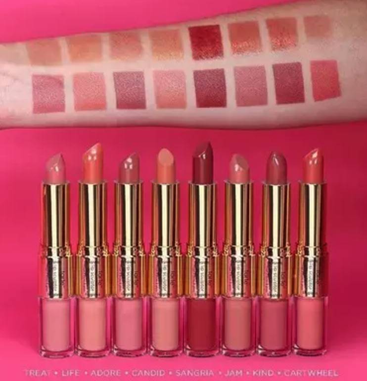 娘！我发现一根双头口红敲好用！