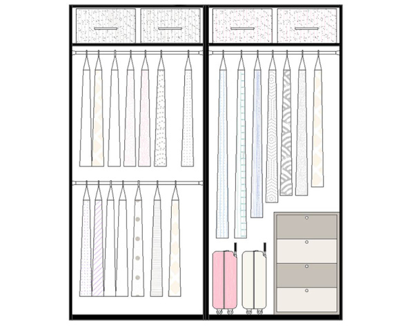 衣服很少如何布置衣柜,衣柜的衣服总是乱糟糟的怎么解决