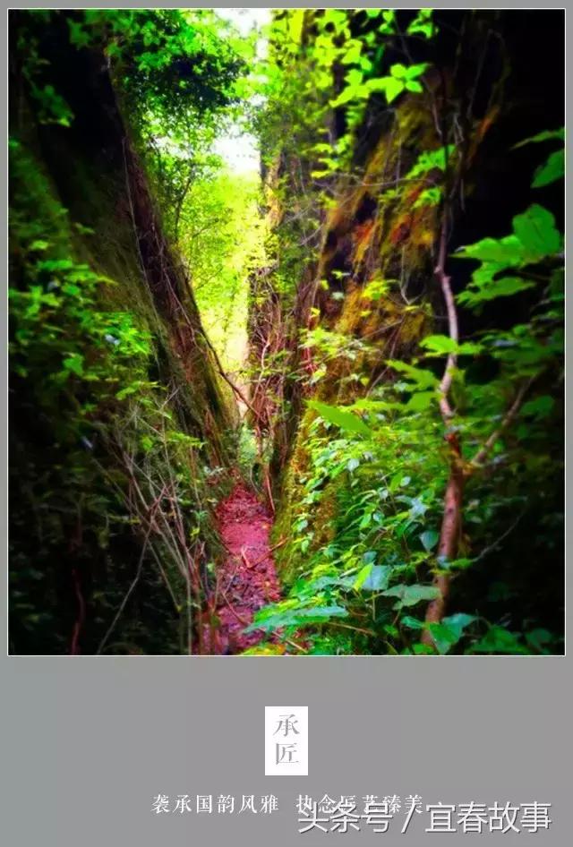 户外徒步赤山,万载赤兴一线天风景介绍