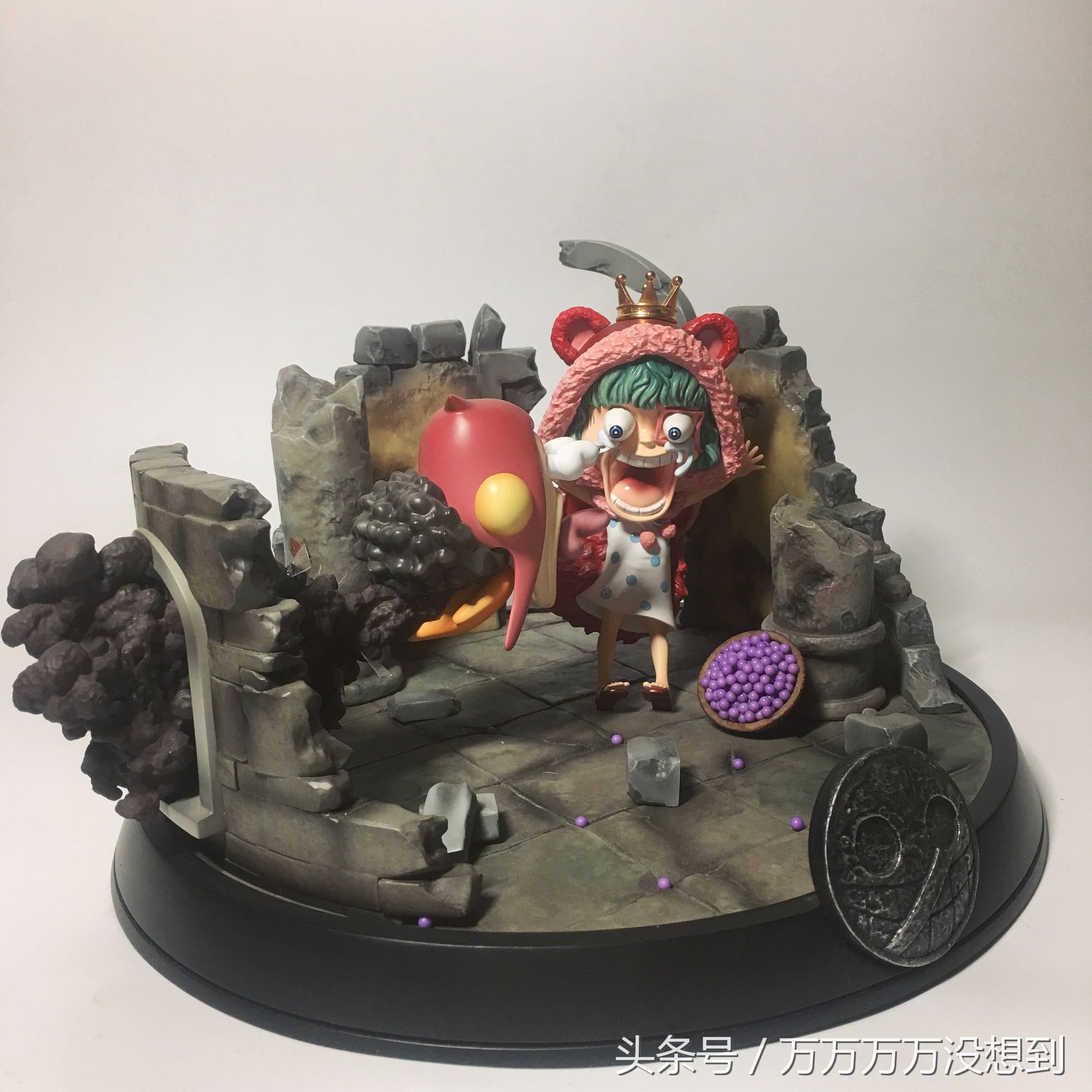 砂糖海贼王手办,砂糖吓晕航海王手办