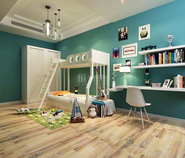 别墅室内儿童房设计,法式儿童玩具房装修效果