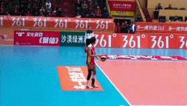 锅谷友理枝日本女排俱乐部,锅谷友理枝发球