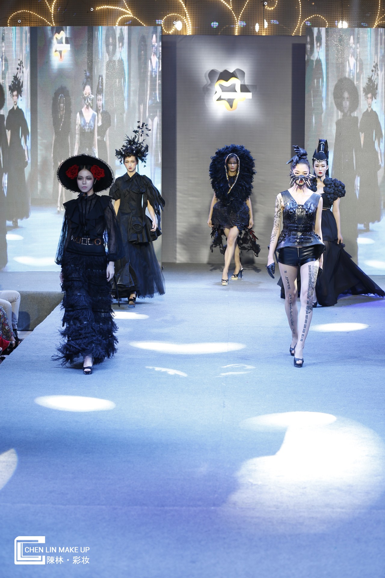 中国东盟国际彩妆大赛陈林彩妆贺加贝杯十佳化妆服饰比赛完美收官