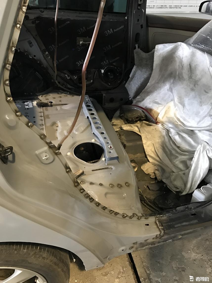 事故车钣金修复,事故车维修钣金全过程