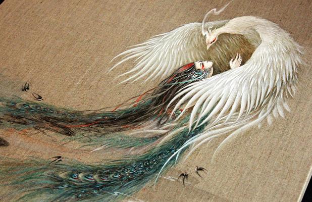 中国百鬼画作,一双巧手作画