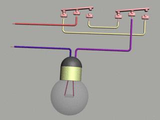 公牛三开双控开关接线图解视频,正泰三开双控三灯怎么接线实物图