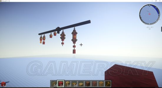 我的世界中国风灯教程,我的世界挂灯怎么做好看