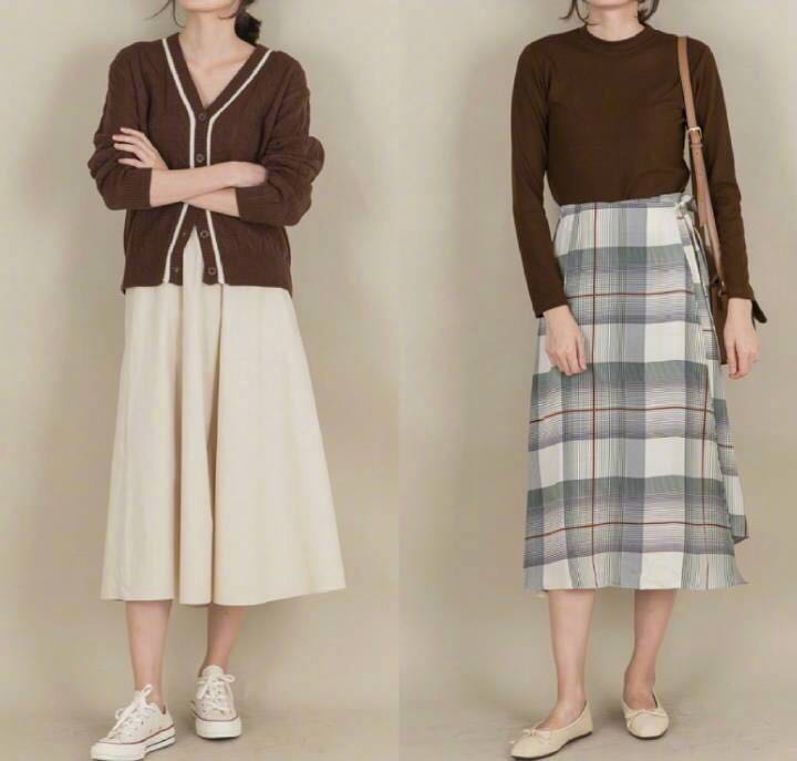 适合秋天的颜色穿搭每一套都超美,秋天穿这四种颜色减龄又好看