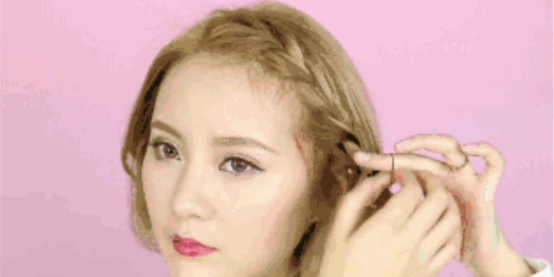 短发的简单扎法100种方法,短发如何快速扎完一个发型