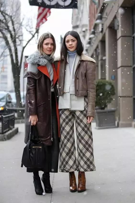 阔腿裤女款九分秋冬,九分灰色西装秋冬阔腿裤