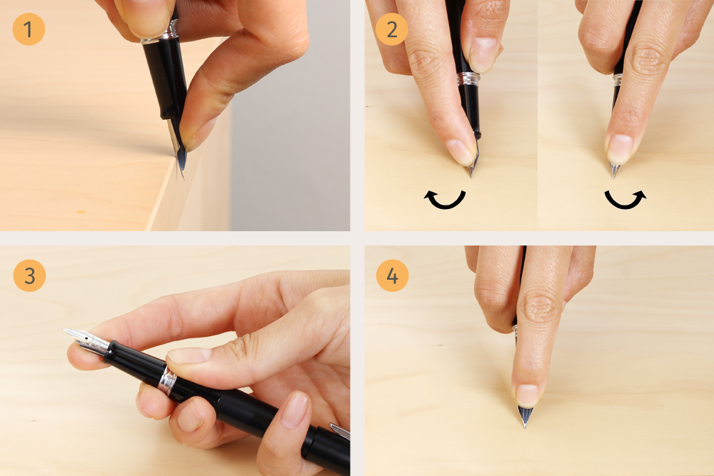 钢笔尖有墨如何处理,钢笔字常见的问题