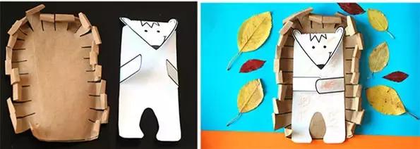 树枝卡纸做的创意手工幼儿园,卡纸手工制作小陀螺