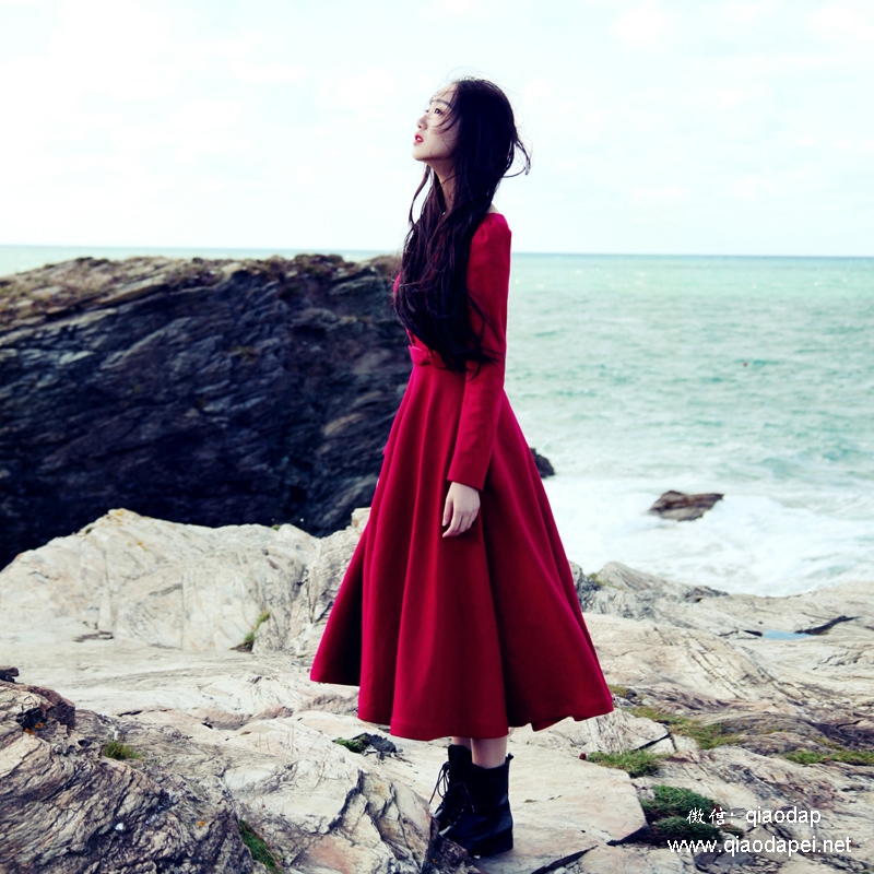 浪漫紫光泽感丝滑长裙,浪漫温柔风蕾丝长裙