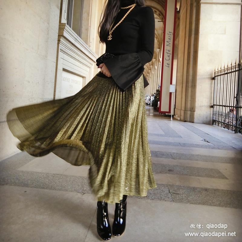 法式轻奢冬季长裙,浪漫风长裙