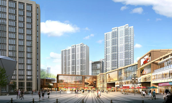 当代核心商务区大组团公示将建3栋商住楼及底部四层裙楼