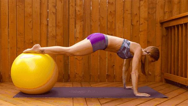 瑜伽球收腹按摩,收腹按摩球