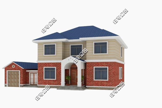 11x8米二层农村小别墅另带柴火房,农村自建房二层小别墅需要多少砖