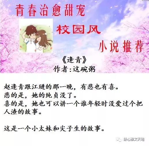 十部青春校园言情小说,青春治愈系校园风小说