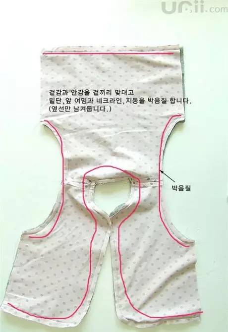 宝宝马甲制作方法,宝宝马甲的裁剪与缝制过程