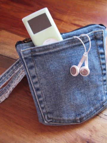 旧牛仔裤改造收纳袋教程,废旧牛仔裤手工改造收纳袋的做法