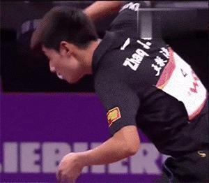 逆旋转发球教学视频慢动作张继科,张继科霸王拧教学直拍