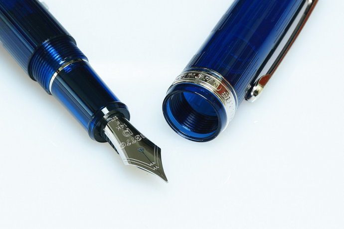 只为那抹蓝白金3776河口湖纪念版钢笔评测