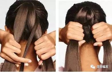 鱼骨辫编发步骤图解教程,鱼骨辫向内编的编发教程