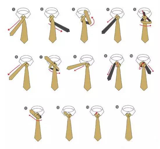 女生打领带的10种方法,给老公打领带教程