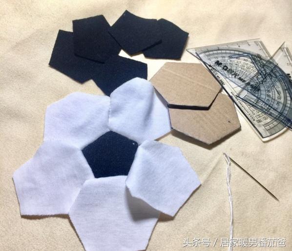 自己制作废旧材料足球教程,布艺手工足球制作方法