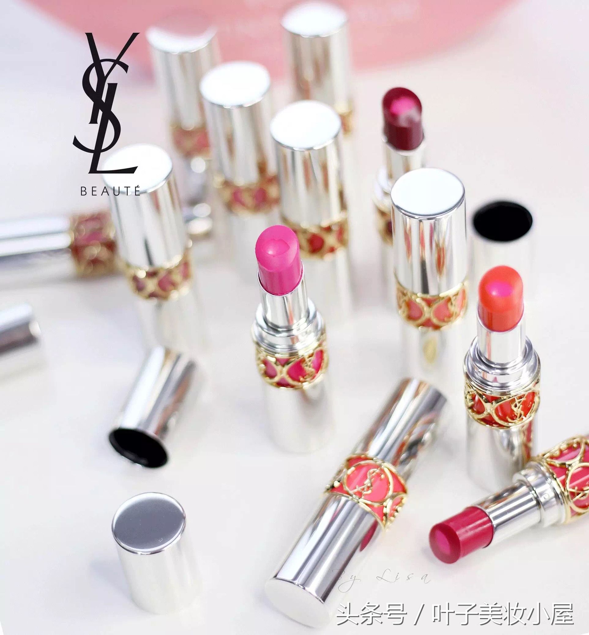 ysl夹心唇膏试色,ysl夹心口红哪个火