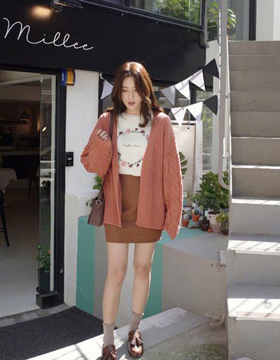 秋冬穿搭韩系氛围感裙子,秋冬裙子怎么搭好看