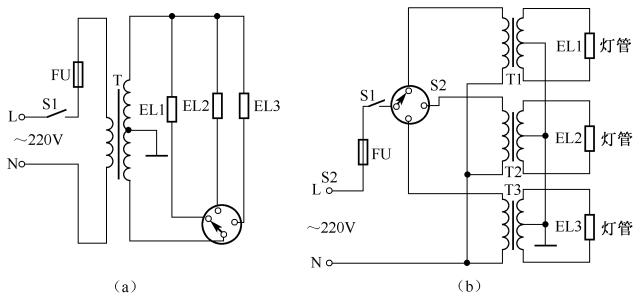 常见的照明控制原理图老电工珍藏,照明基本线路的原理图