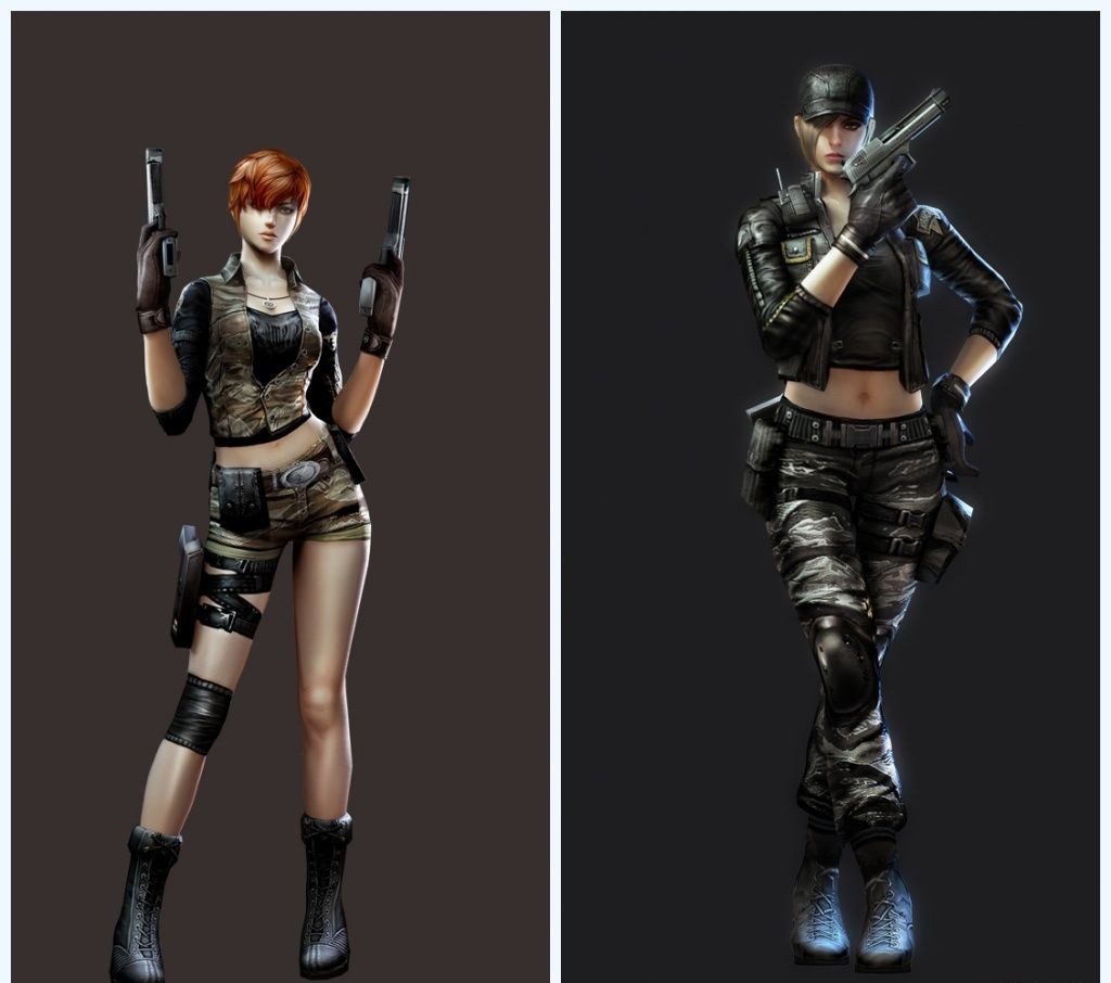 cf战术攻防女角色被打倒合集,盘点cf端游所有女角色