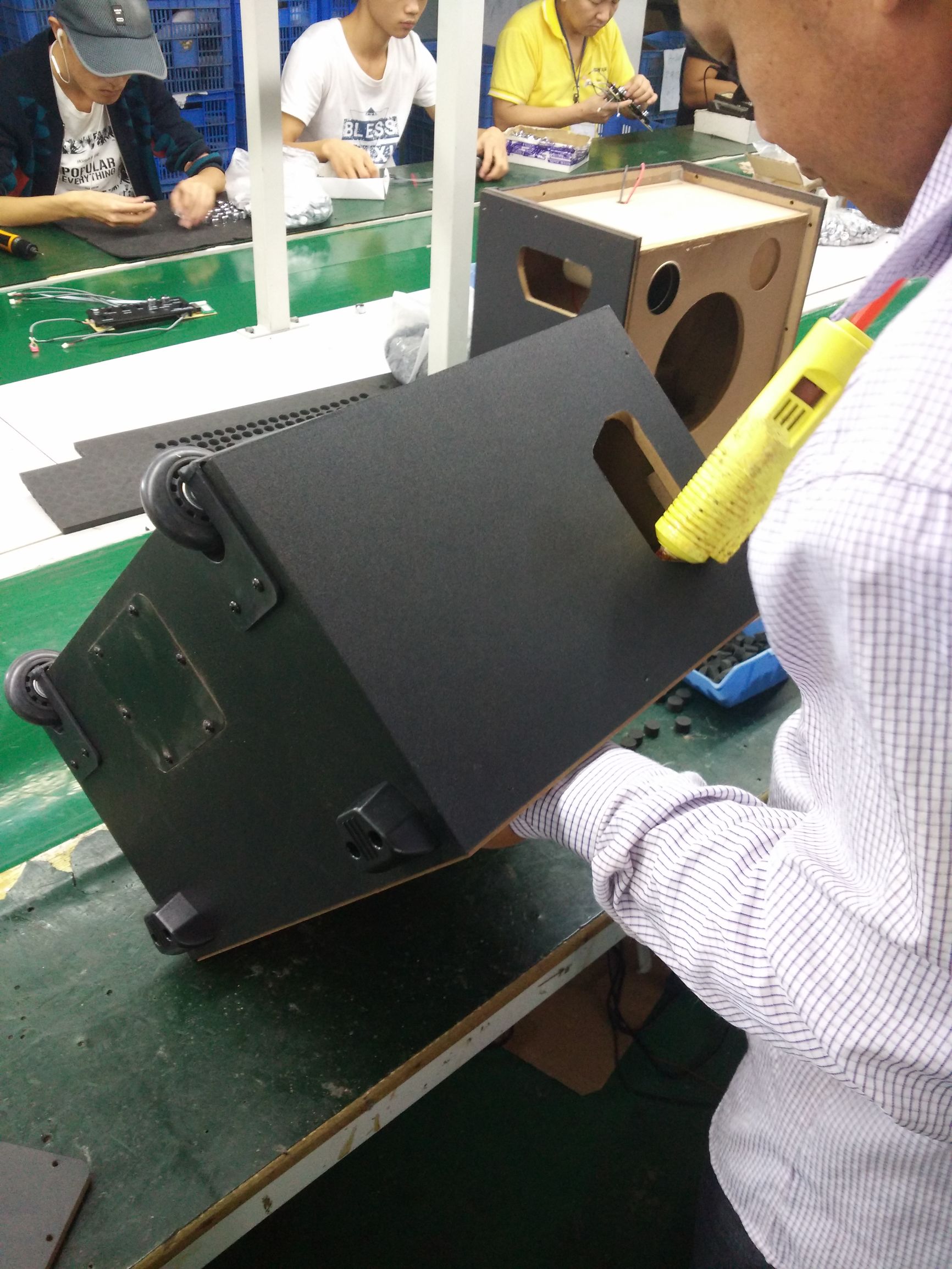 拉杆音箱制作过程,拉杆音响制作图解