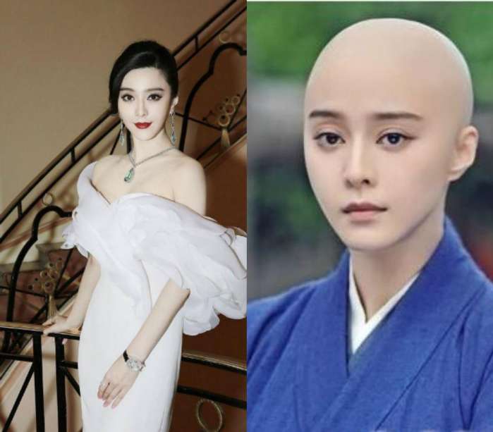 杨幂光头发型,赵薇和范冰冰的光头照