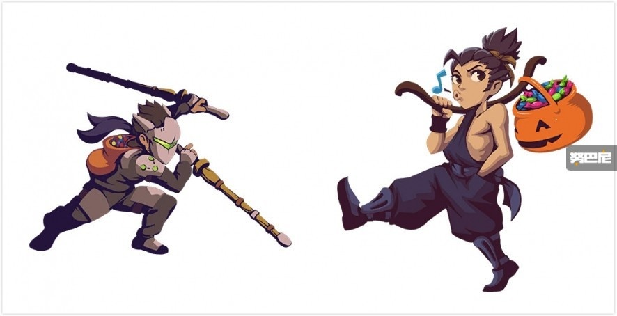 守望先锋英雄设计细节与彩蛋分析：源氏喷漆篇