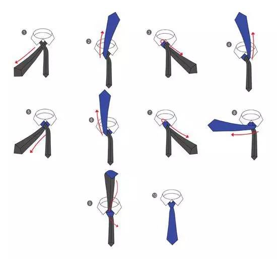 女生打领带的10种方法,给老公打领带教程