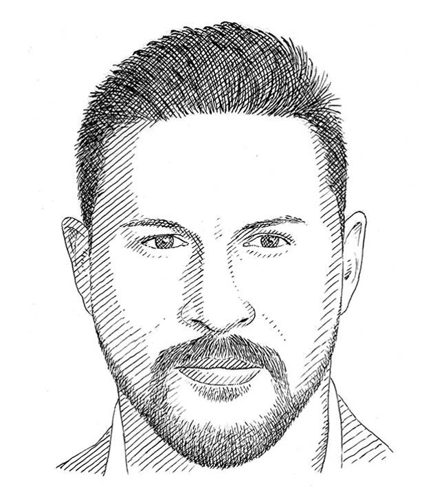 男人个性胡须造型教程,男生胡子的造型