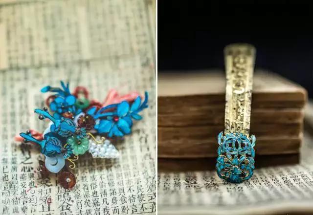 点翠首饰制作教程,花丝镶嵌点翠工艺出路