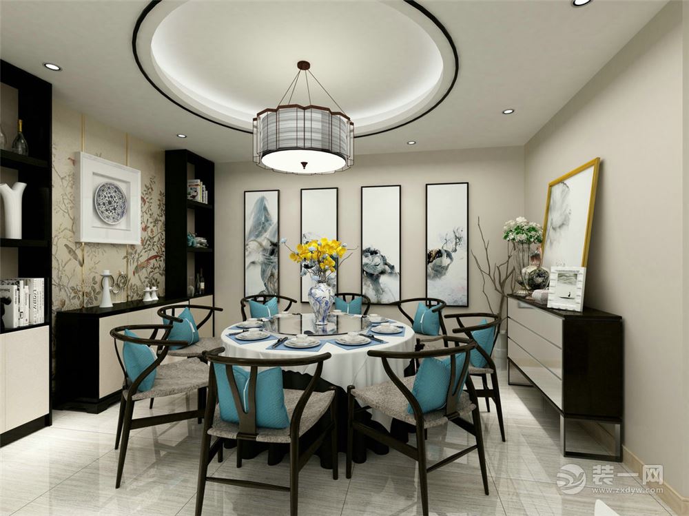 绿岛湖室内装修,小户型简约风效果图