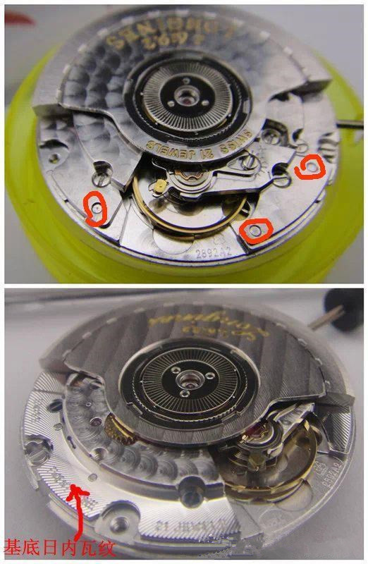 一看即会!教你一眼识别手表机芯用的 是不是真的瑞士ETA2892机芯