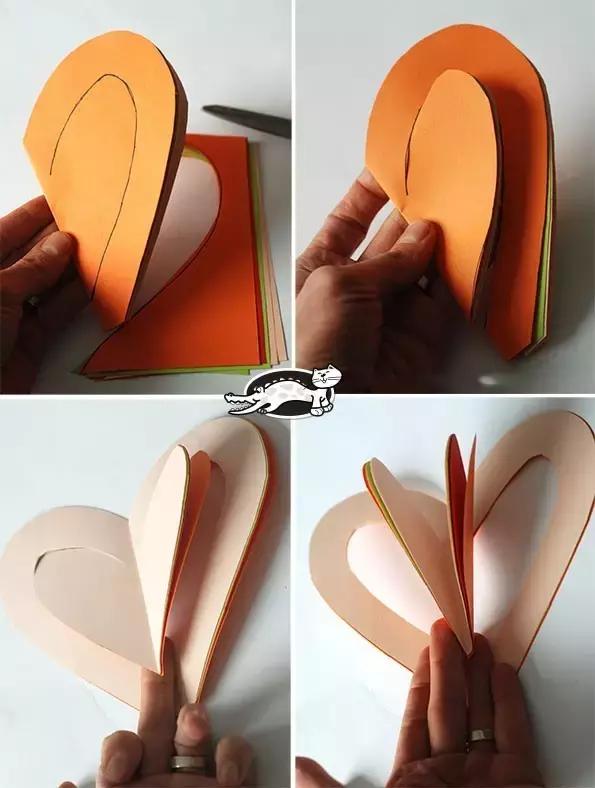 幼儿园小班手工卡纸贺卡图片,3-6岁幼儿手工简单贺卡小花