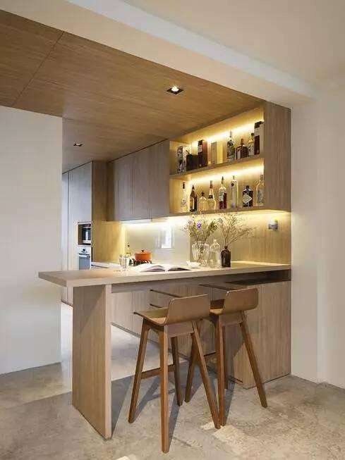 家里哪里装吧台,家里可以搞个情调小吧台