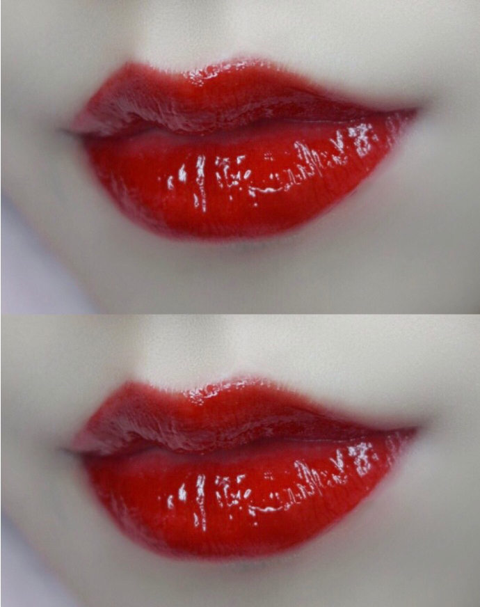 阿玛尼101黑管哑光口红,阿玛尼红管206唇釉深唇试色