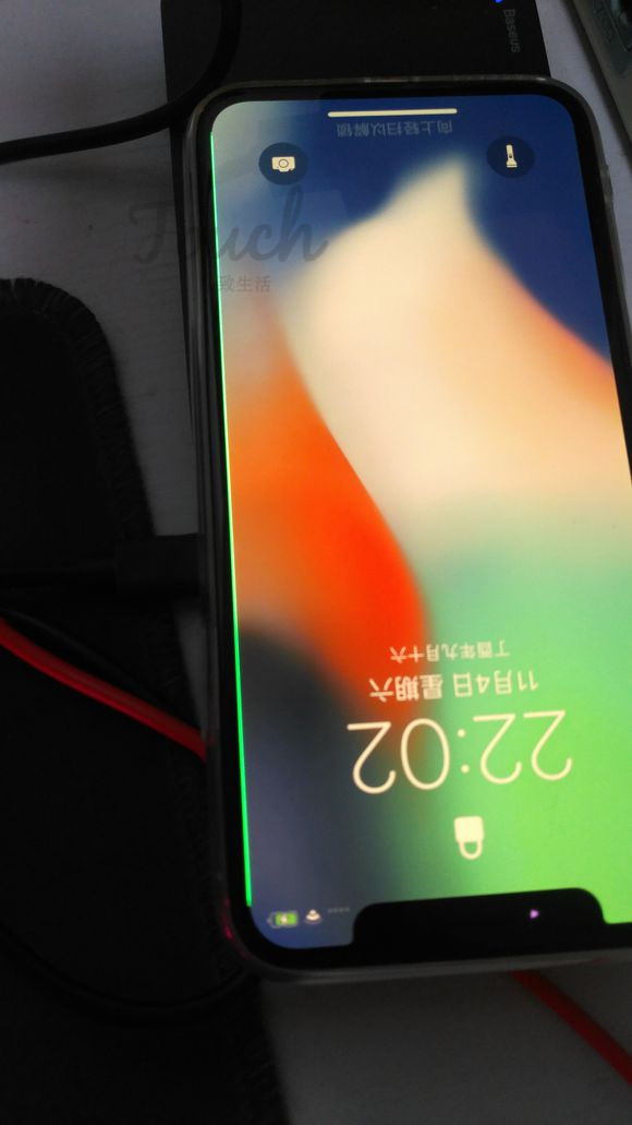 iphonex屏幕出现一条绿线,iphonex屏幕有一条绿线