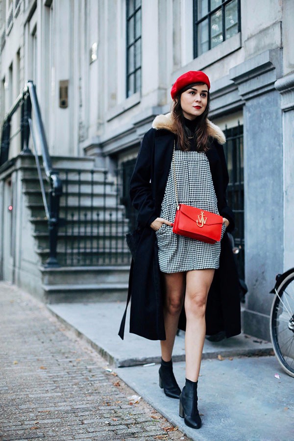 贝雷帽的戴法教程全过程,冬天贝雷帽的戴法